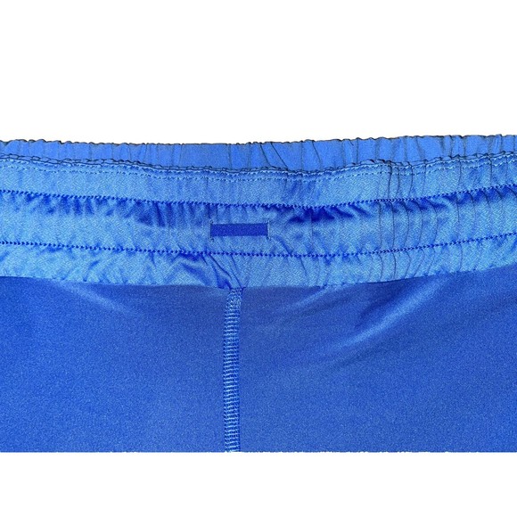 Avia Shine Running Shorts Side Zip Pocket Pull On Elastic Lined XL 16/18 Blue - Picture 9 of 12